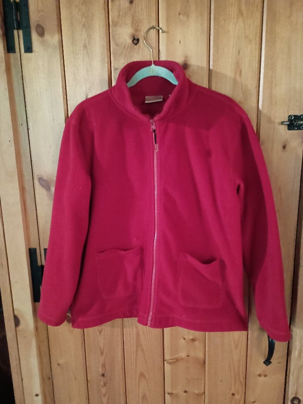 Baxer & Wells ladies Large red fleece jacket